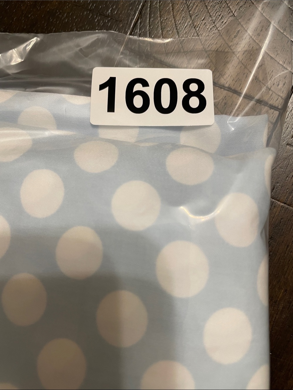 Vintage I. Magnin Light Blue White Polka Dot Pajama Set Size M Button Down Lou - Picture 10 of 10